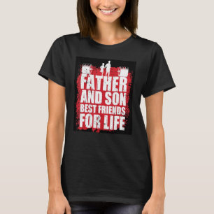 T-shirt Père et fils meilleurs amis Graphique Nouveauté Sa