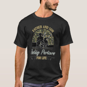 T-shirt Père et fils partenaires de pêche pour la vie 2