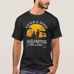 T-shirt Père et fils pêchant Partenaire de pêche pour la v