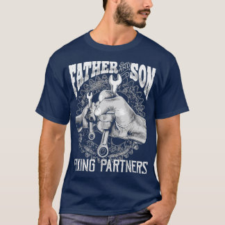T-shirt Père et son Mécanique Mécanique Fête des pères Cad