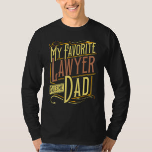 T-shirt Père Extraordinaire Avocat Avocat École de Droit F