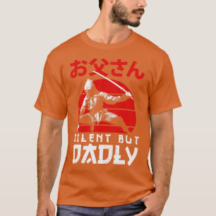 T-shirt Père Fête des pères silencieux mais triste