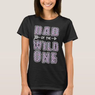 T-shirt Père fier à carreaux de Buffalo Bûcheron Papa Menu