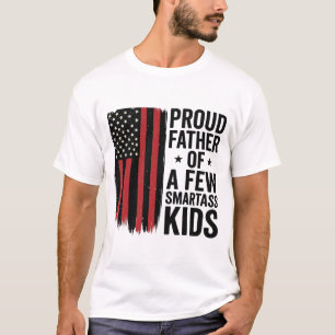 T-shirt Père fier de quelques enfants insolents Chemise pa