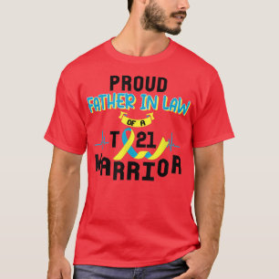 T-shirt Père fier en droit d'un T21 syndrome de décrochage