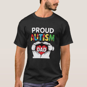T-shirt Père fier fils fille enfants autistes autisme Awa