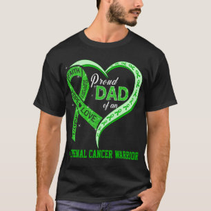 T-shirt Père Fière D'Un Guerrier Du Cancer De L'Adrénaline