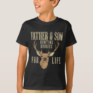 T-shirt Père Fils Chasse Buddies Correspondant Chasseur Pa