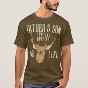 T-shirt Père Fils Chasse Buddies Correspondant Chasseur Pa