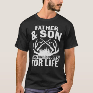T-shirt Père & Fils Chasse Buddies Pour Chasseurs De Vie F