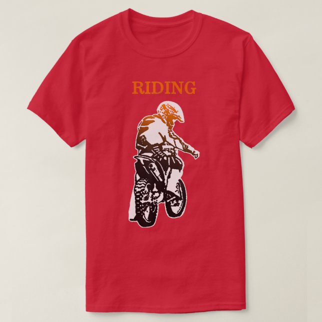 T-shirt Père Fils Correspondant Épargnes Riding Buddies Vé (Design devant)