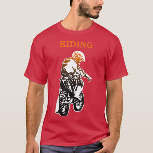 T-shirt Père Fils Correspondant Épargnes Riding Buddies Vé
