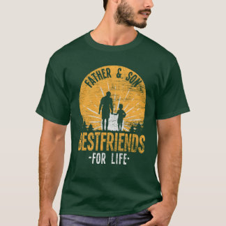 T-shirt Père Fils Meilleur Ami Pour La Vie