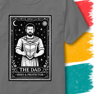 T-shirt Père Fort Protecteur Paternel Art du Tarot Céleste