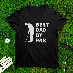 T-shirt Père Golfing Funny Meilleur Papa Par Par Golf Humo