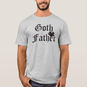 T-shirt Père Goth avec Corbeau