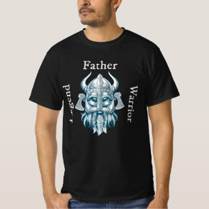 T-shirt Père, Guerrier, Légende : Fête des pères