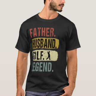 T-shirt Père Husband Golf Legend Golf Papa