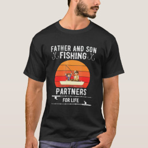 T-shirt Père Incroyable Enseigne à Son Fils Comment Pêcher
