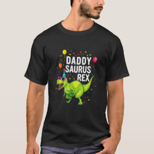 T-shirt Père Jour Daddysaurus Rex Dinosaur Papa Famille M