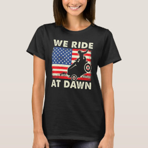 T-shirt Père Jour Jardin Nous Roulons À Dawn Pelouse Mower