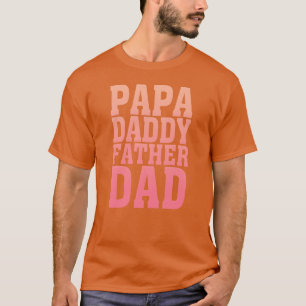 T-shirt père jour papa papa père père rétro