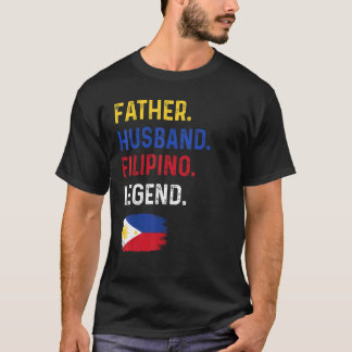 T-shirt Père Mari Légende philippine Fière Papa Philippine