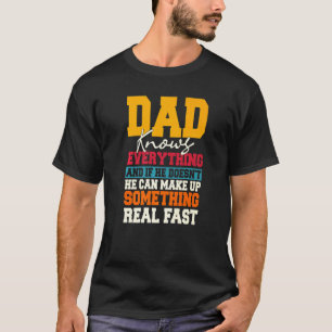 T-shirt Père Meilleur Papa Jamais Papa Patrie Parent Papa
