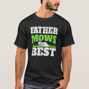 T-shirt Père Mows Best - Jardin Papa Pelouse Jardin