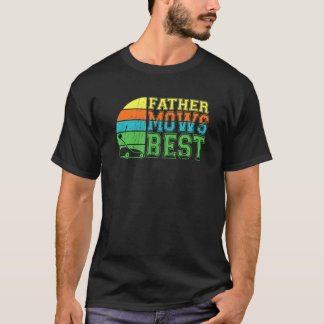 T-shirt Père Mows Meilleur Papa Pelouse Maillot Hommes Pla