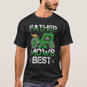 T-shirt Père Mows meilleure tondeuse à gazon