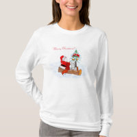 Père Noël avec Renard de lapin et écureuil