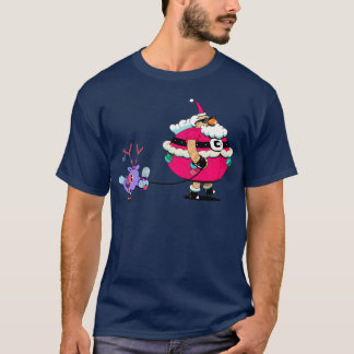T-shirt père Noël avec rétro