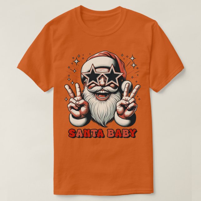 T-shirt Père Noël Baby 3 (Design devant)