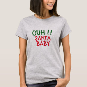 T-shirt Père Noël Baby Funny Christmas Shirt, Humour de va