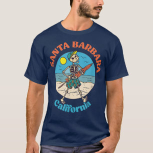 T-shirt Père Noël Barbara California Skeleton Souvenir