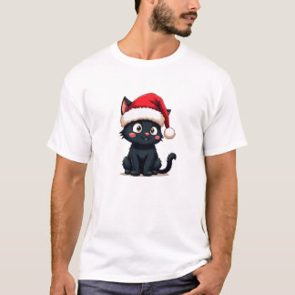 T-shirt Père Noël Cat