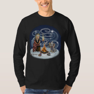 T-shirt Père Noël Chris et Wilbur Fireside Friends Longues