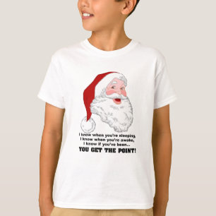 T-shirt Père Noël connaît la chemise