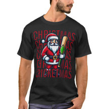 PÈRE NOËL Cricket Mascotte Joueur Noël Cricketmas