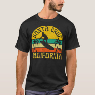 T-shirt Père Noël Cruz Beach Californie Surf Surfer Ocean