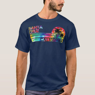 T-shirt Père Noël Cruz California Tie Dye Vintage Inspiré 