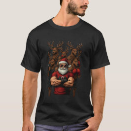 T-shirt Père Noël de gym
