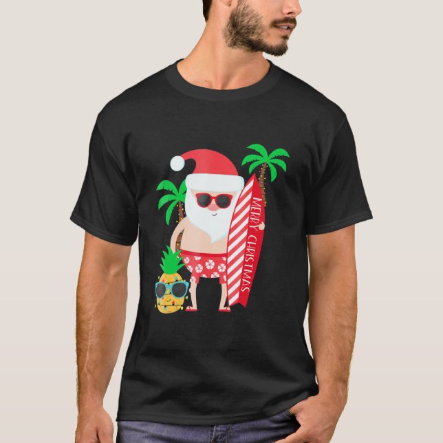 T-shirt père Noël de Noël (Devant)