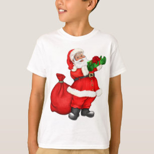 T-shirt Père Noël de Noël avec cadeaux