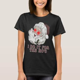 T-shirt Père Noël de Noël vintage je le fais pour les Hos