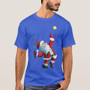 T-shirt Père Noël de Noëlennis Jeuennis Raquette ami