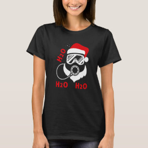 T-shirt Père Noël de plongée H2o H2o H2o Noël de plongée