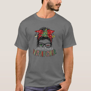 T-shirt Père Noël Dispatcher favori Messy Bun 911 Dispatch