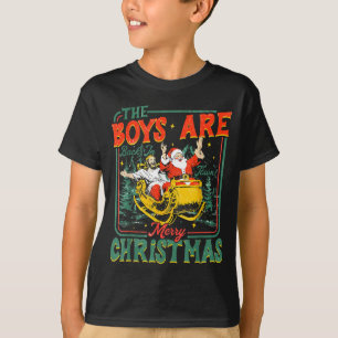 T-shirt Père Noël drôle Jésus Les garçons sont de retour e